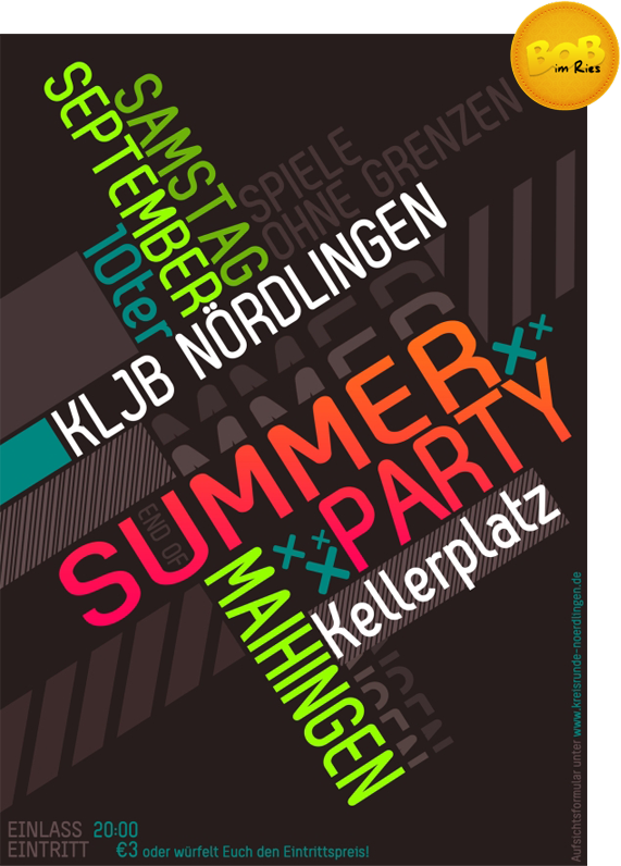 Flyer End of Summer Party